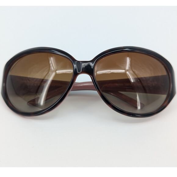 EUC Ralph Lauren Polarized Sunglasses RA5058 599/T5 Pink Frames Brown Gradient - Picture 2 of 10